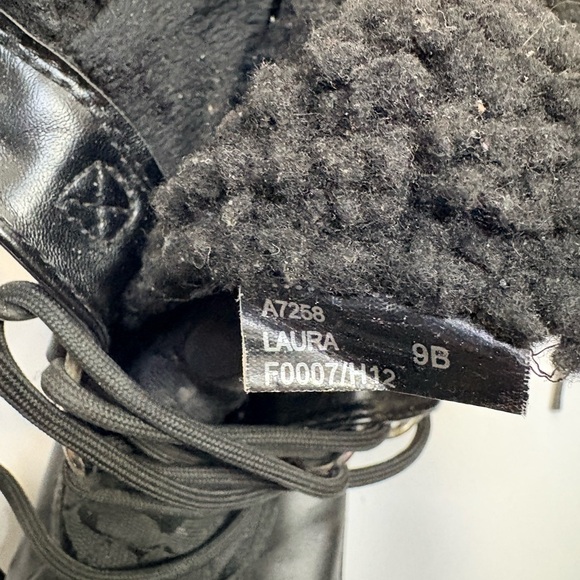 Coach Laura Black Women's Signature Lace-Up Boots - Picture 12 of 16